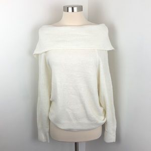 H&M Divided White off the shoulder sweater size medium